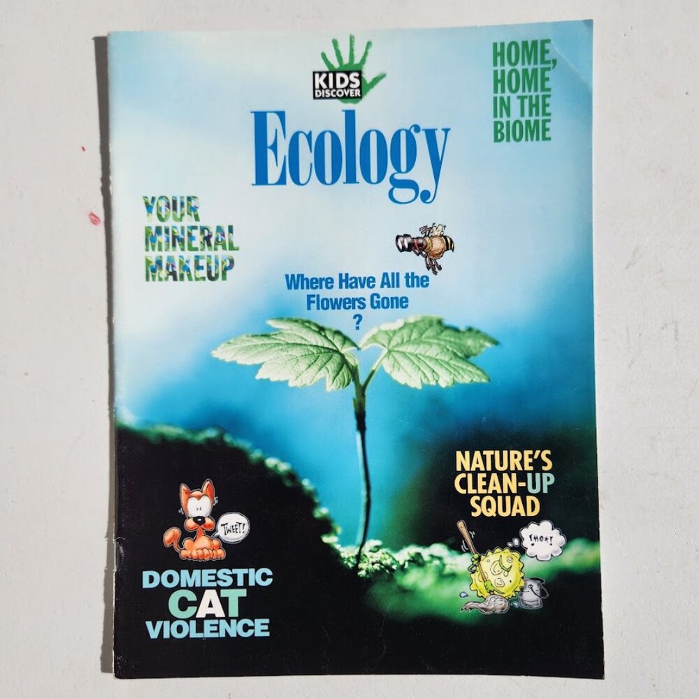 Ecology Kids Discover Magazine Vintage Children's Y2K Volume 12 Issue 2 Edu